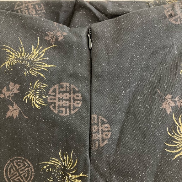 Heart Soul Size 3 Vintage Pants Wide Leg Floral Sparkle Glitter Retro 80's NWT - Picture 6 of 8